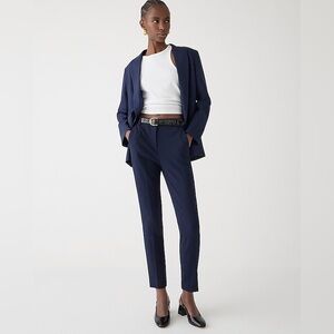 NWT J Crew High-Rise Cameron Navy Pants - 6 Petite